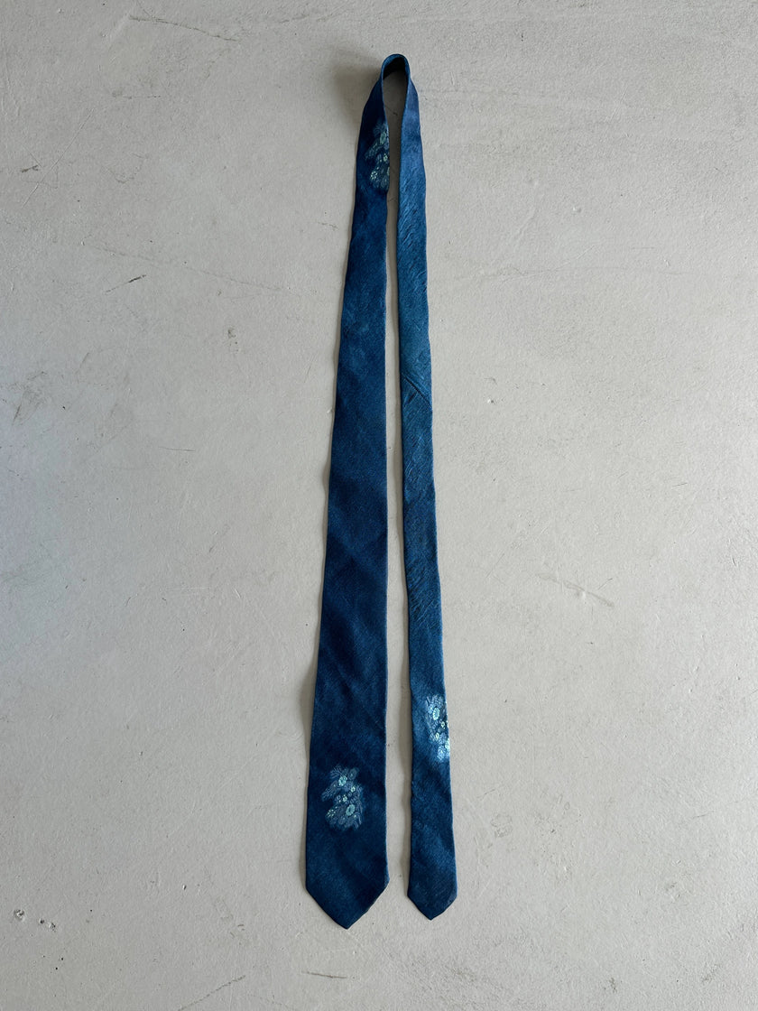 JEAN PAUL GAULTIER - 1990s SILK ORGANZA TIE