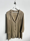 ISSEY MIYAKE - early 2000s DOUBLE LAYER MESH LONG BLAZER