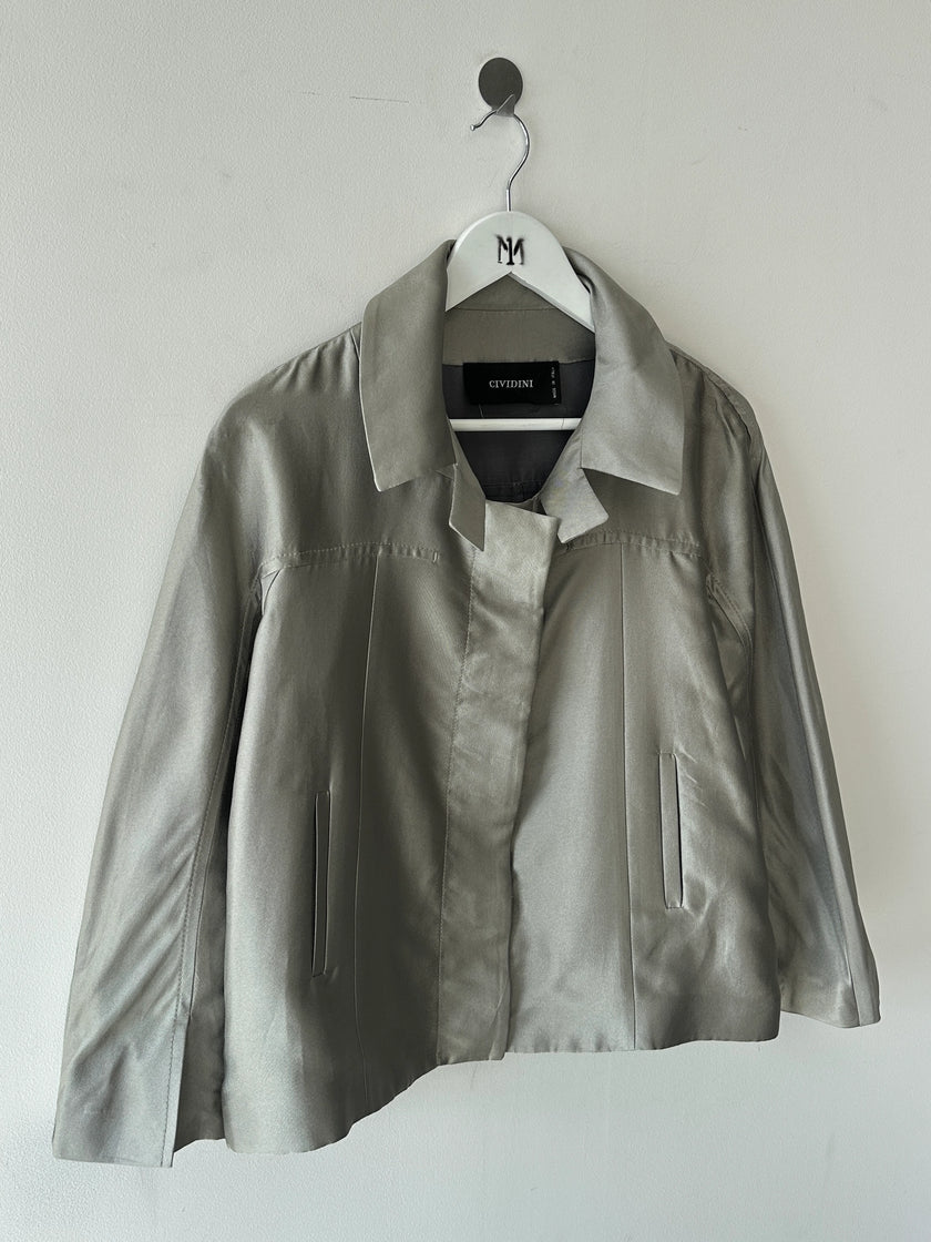 CIVIDINI - S/S 2008 METALLIC FINISH SILK JACKET