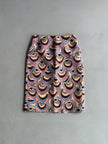 DRIES VAN NOTEN - F/W 2018 PEACOCK PATTERN FITTED SKIRT