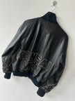 KANSAI YAMAMOTO - 1990s LEATHER BOMBER JACKET