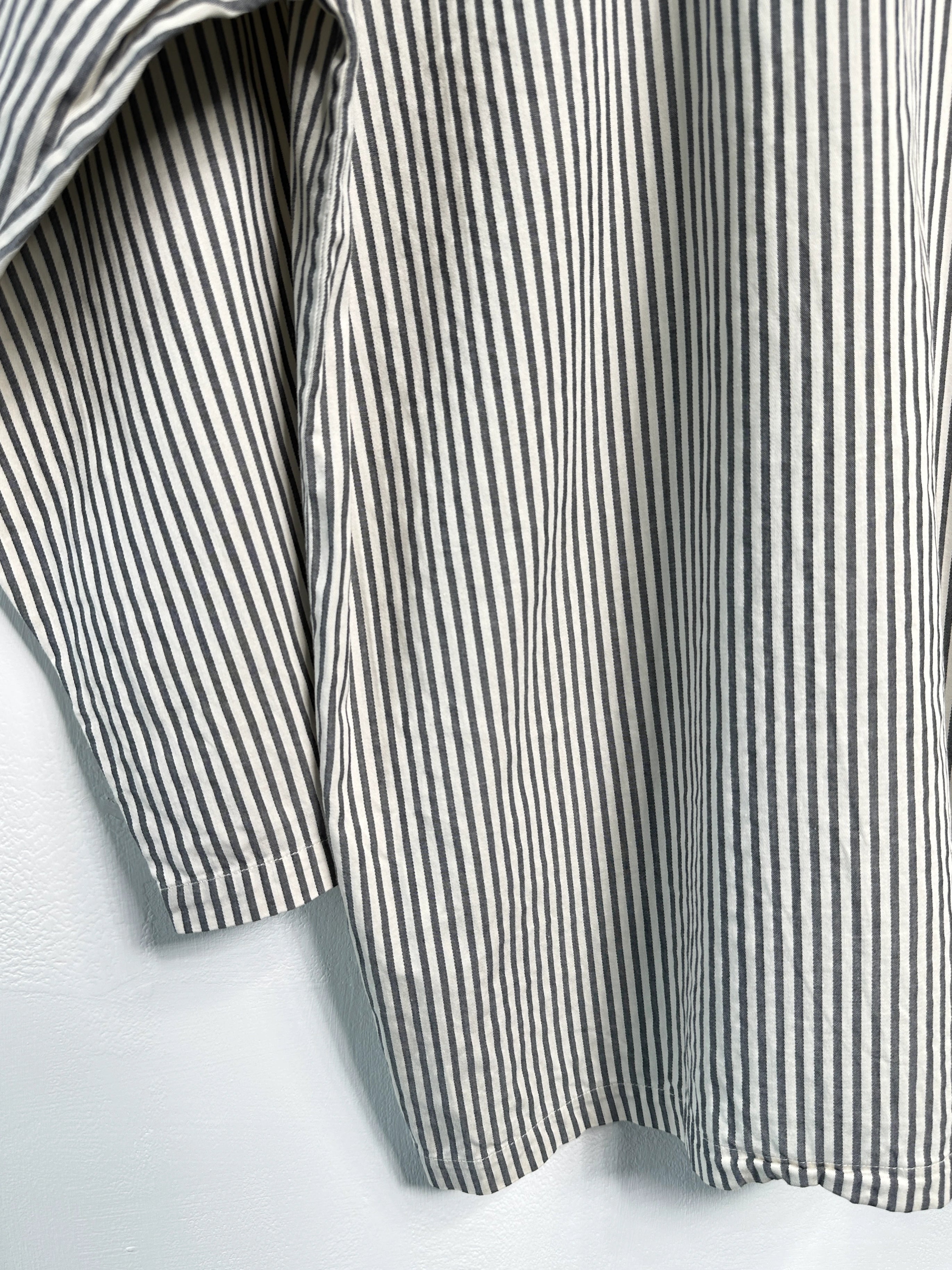 JEAN PAUL GAULTIER - 1990s RELAXED FIT STRIPED SHACKET