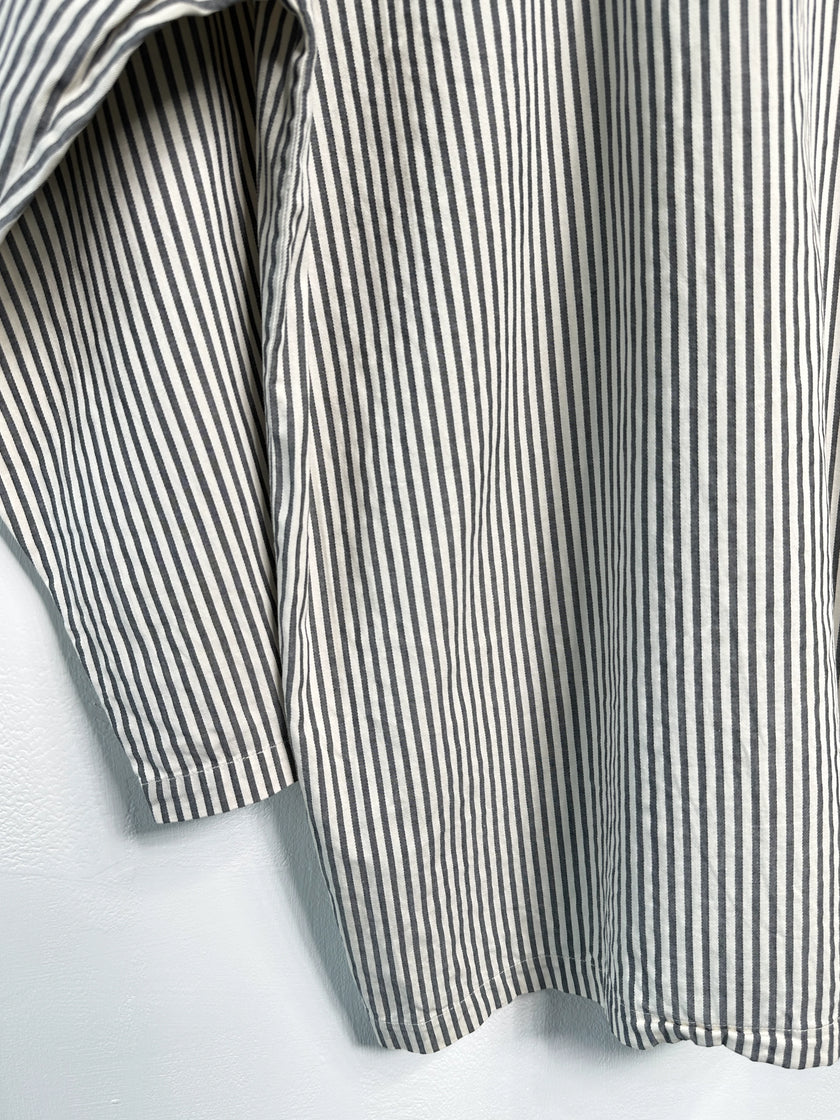 JEAN PAUL GAULTIER - 1990s RELAXED FIT STRIPED SHACKET