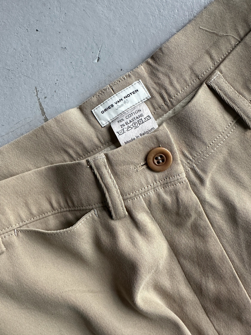 DRIES VAN NOTEN - 2000s RELAXED FIT PLUS FOUR TROUSERS