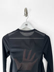 COMME DES GARÇONS - F/W 2021 ASYMMETRIC DRESS WITH MESH OVERLAY