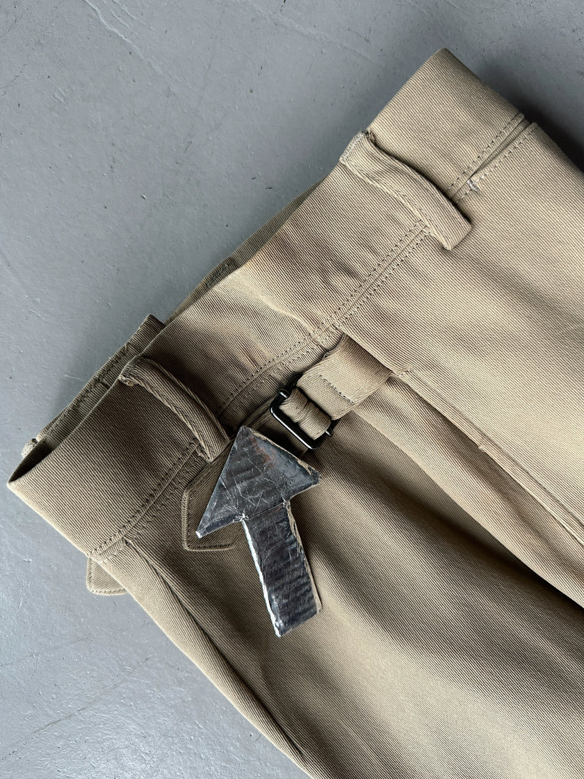 DRIES VAN NOTEN - 2000s RELAXED FIT PLUS FOUR TROUSERS