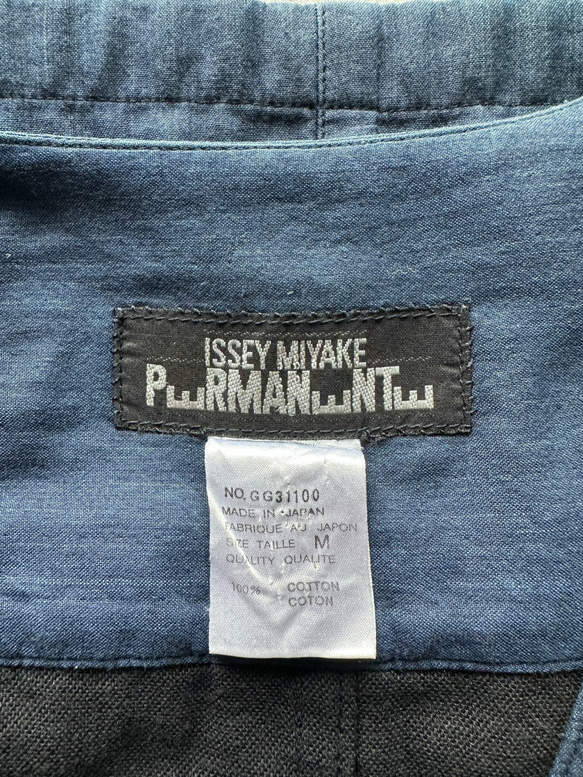 ISSEY MIYAKE PERMANENTE - 1990s 2 PIECES SET TROUSERS AND JACKET