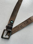 JUST CAVALLI - 2000s DISTRESSED LEATHER BELT