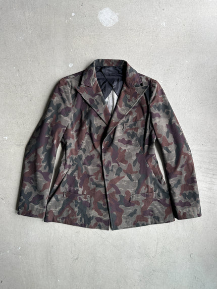 YOHJI YAMAMOTO Y's - A/W 2011 CAMOUFLAGE PRINT BLAZER