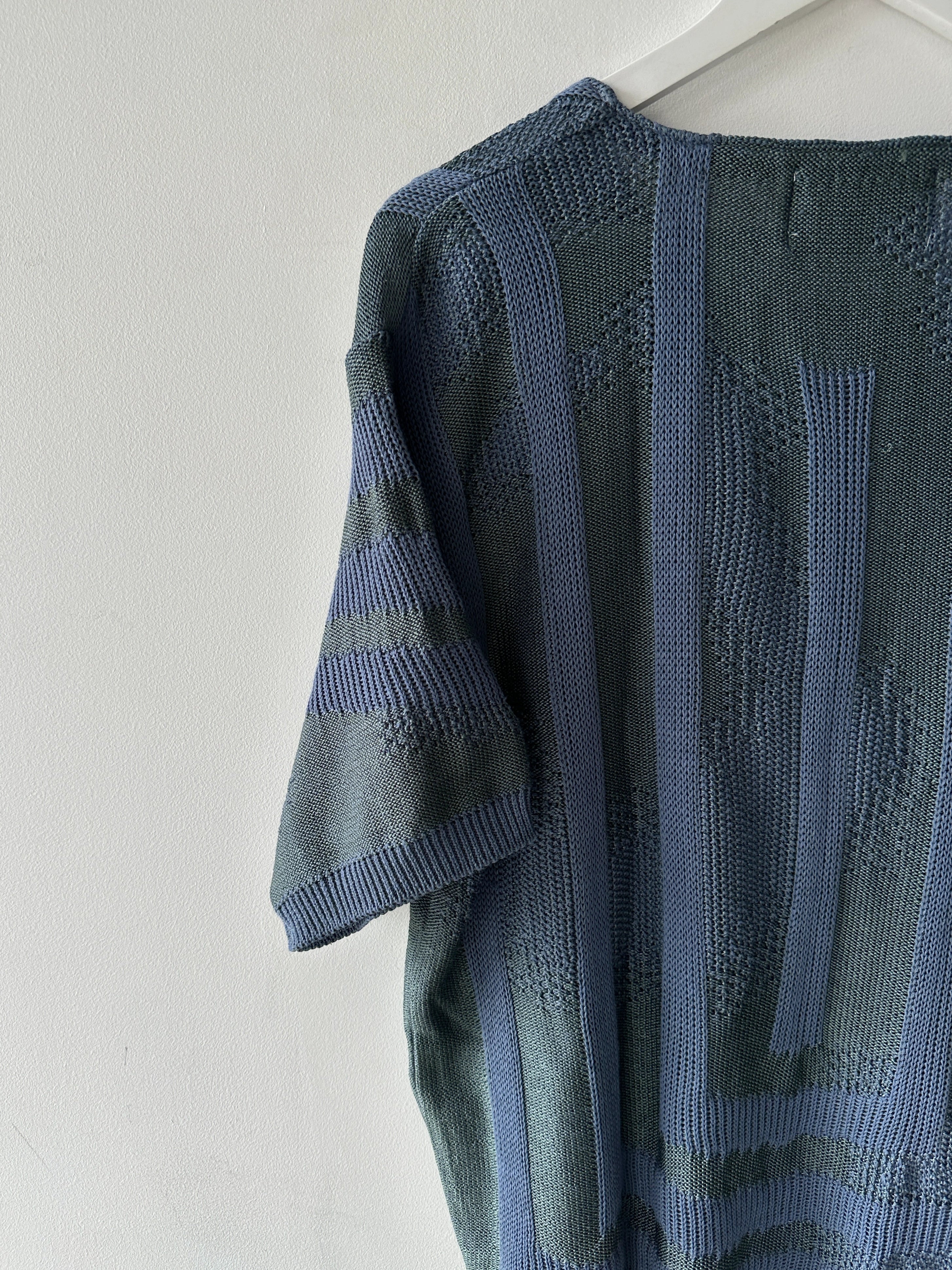 ARRSTON VOLAJU BY KOHSHIN SATOH - 1980s SOFT KNIT T-SHIRT
