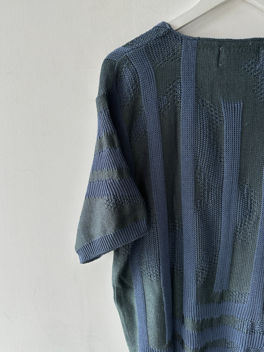 ARRSTON VOLAJU BY KOHSHIN SATOH - 1980s SOFT KNIT T-SHIRT