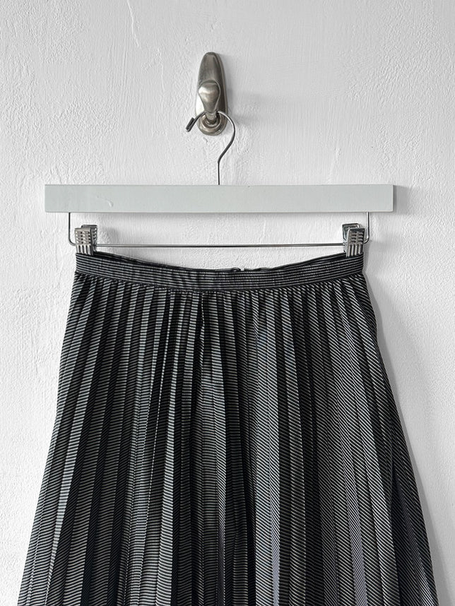 HIROKO KOSHINO - late 1990s PLEATED MAXI SKIRT