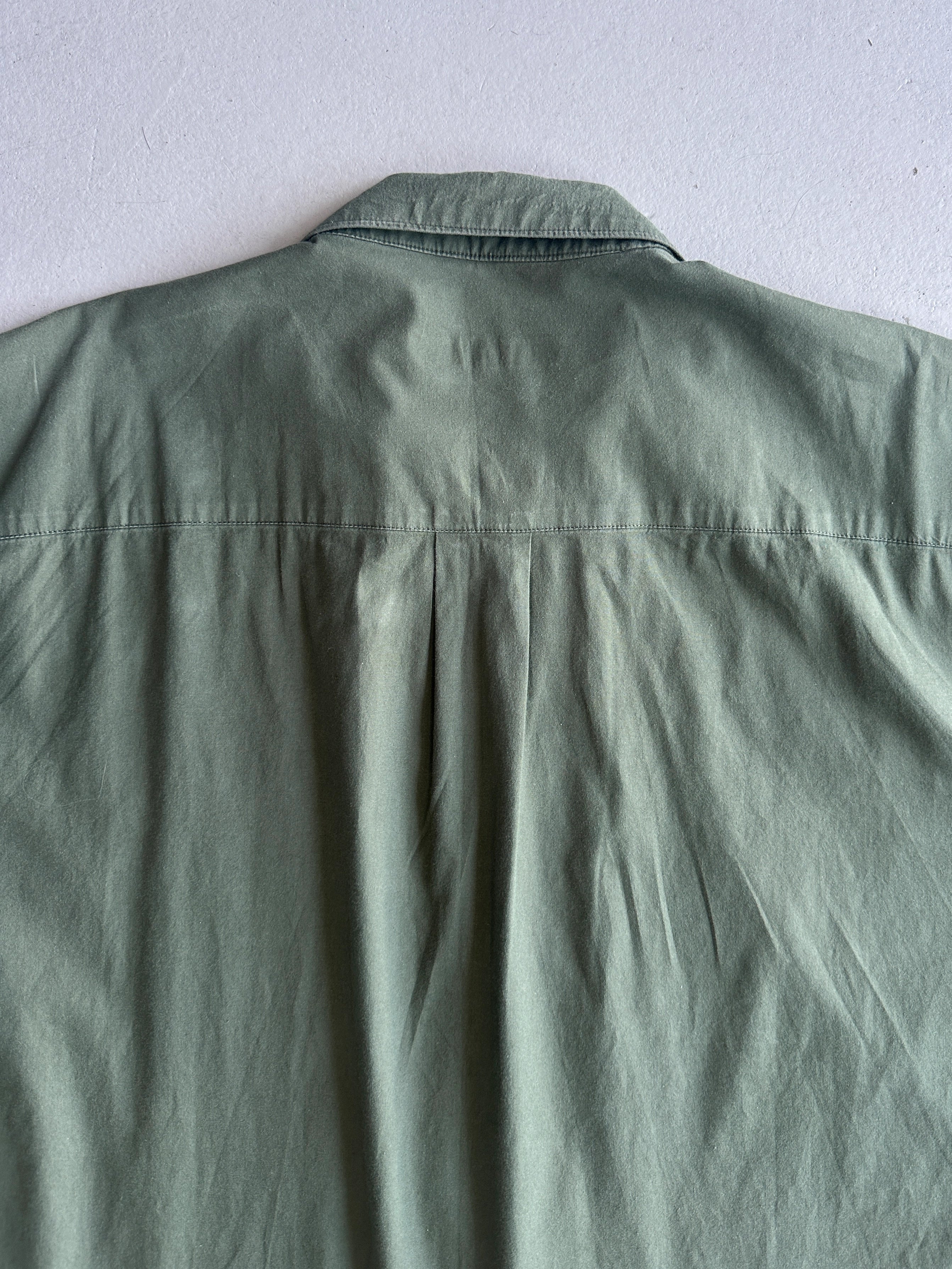 ANTONIO MIRO - 2000s ZIPPED HALF SLEEVE SHIRT