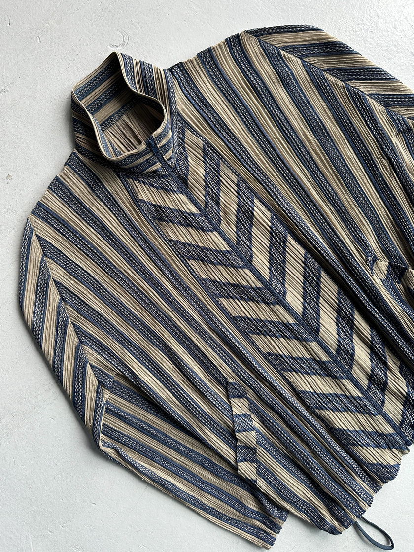 ISSEY MIYAKE PLEATS PLEASE - S/S 2001 ZIPPED PLEATED JACKET