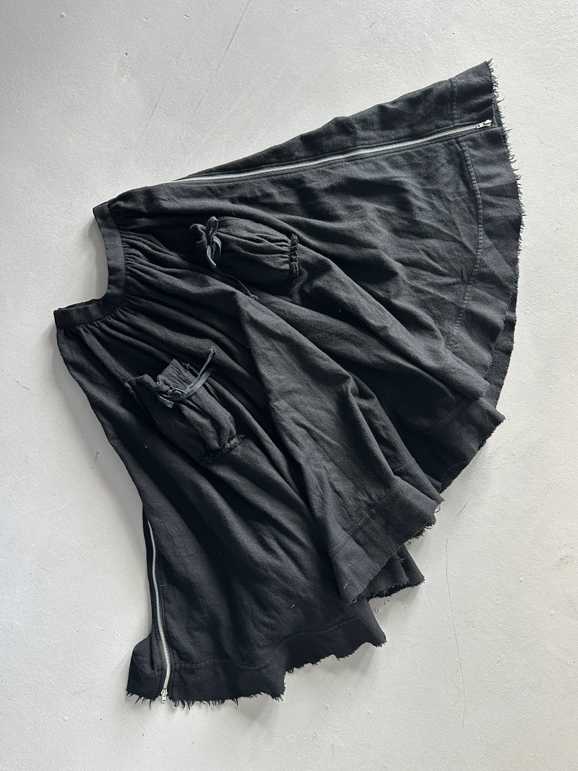 COMME DES GARÇONS TAO - F/W 2006 DOUBLE ZIP MAXI SKIRT