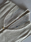 ARMANI JEANS 1990s CHUNKY KNIT BUTTONED GILET