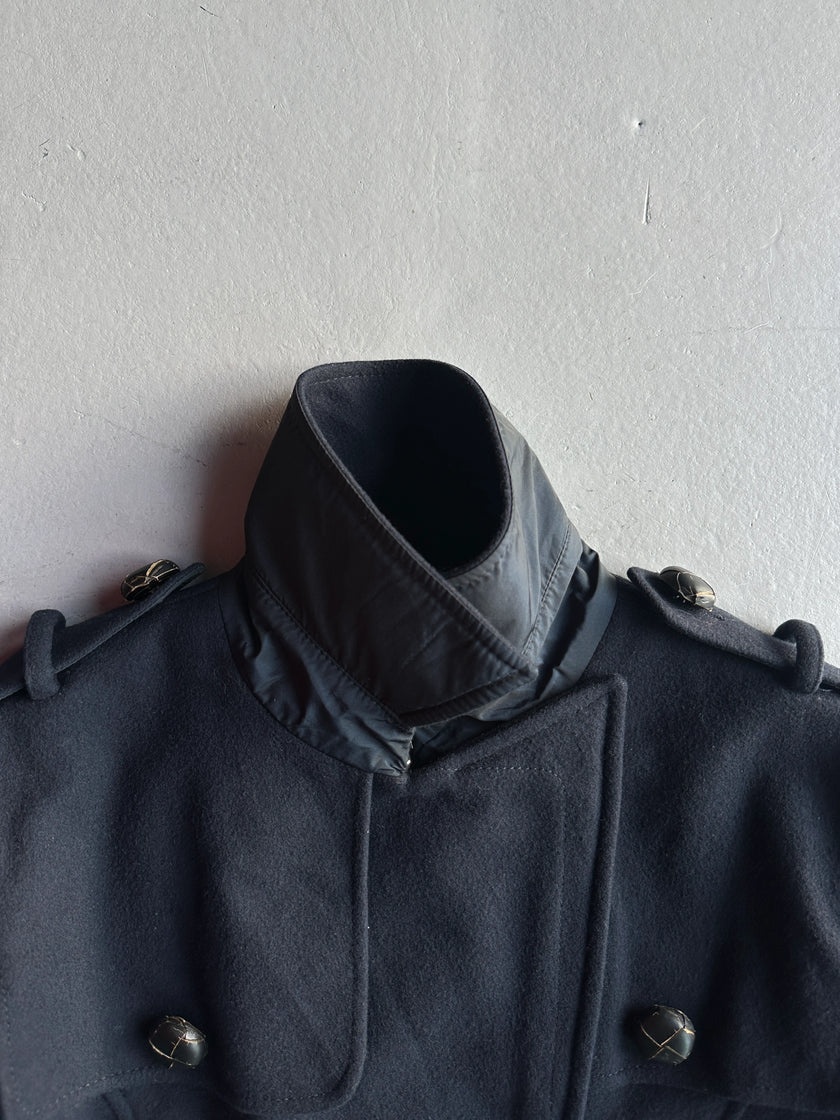 EMPORIO ARMANI - F/W 2006 DOUBLE BREASTED CROP FIT MILITARY JACKET