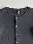 COMME DES GARÇONS TRICOT - A/W 1993 WOOL CARDIGAN WITH LACE HEM