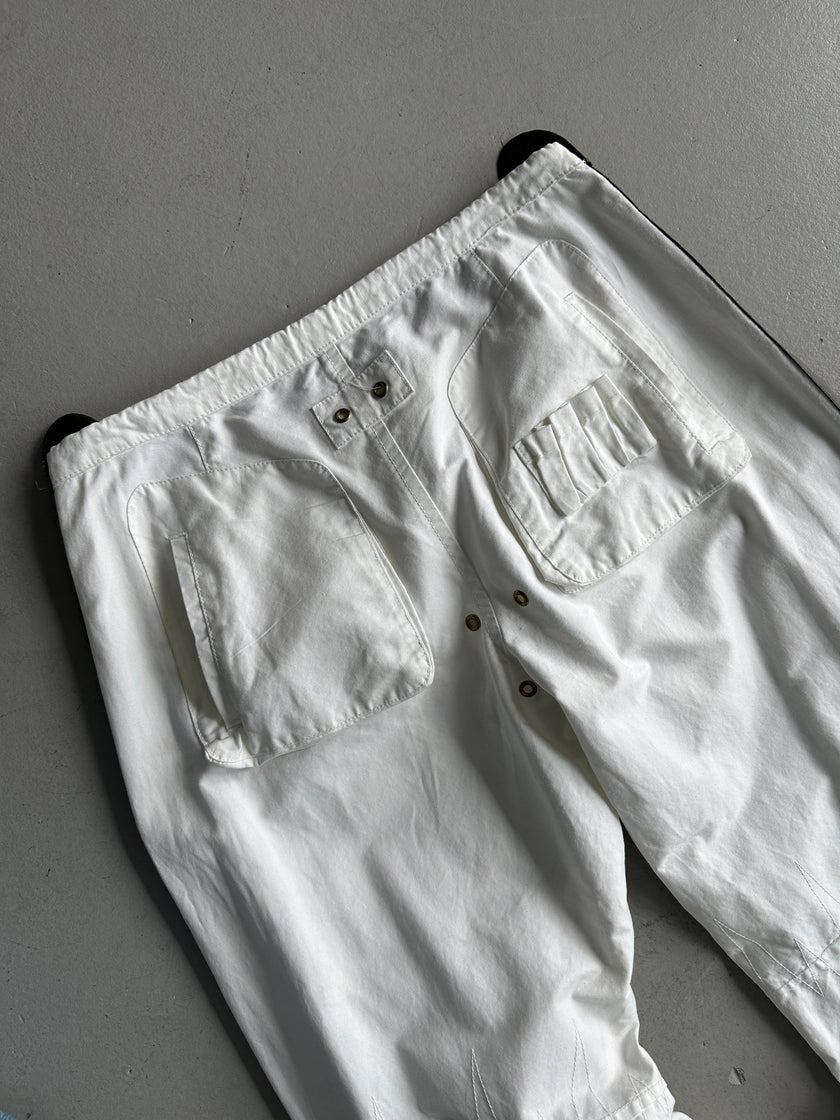 DSQUARED2 - S/S 2002 ZIPPED LEG CARGO TROUSERS