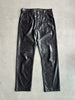 KATHARINE HAMNETT- 1980s FAUX LEATHER TROUSERS