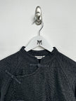 ISSEY MIYAKE PLANTATION - 1990s FROG CLOSURE TEXTURED JACKET