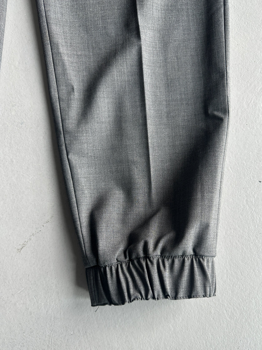 KENZO - 2000s TAILORED TROUSERS WITH ELASTICATED ANKLES