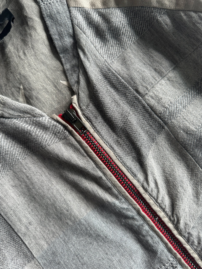 DIESEL - 2000s LINEN ZIPPED JACKET