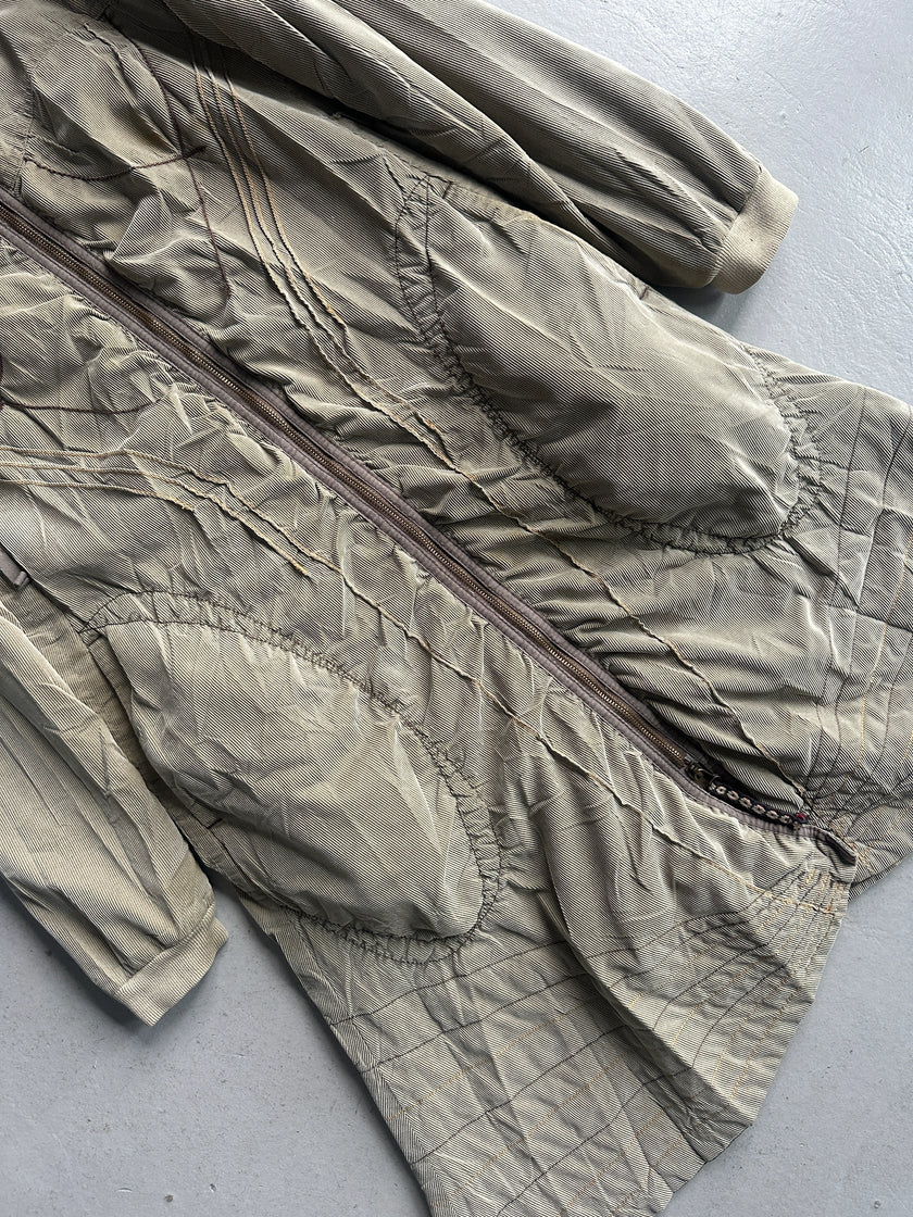 MARITHÉ + FRANÇOIS GIRBAUD - F/W 2003 LONG JACKET WITH FISHTAIL HEM