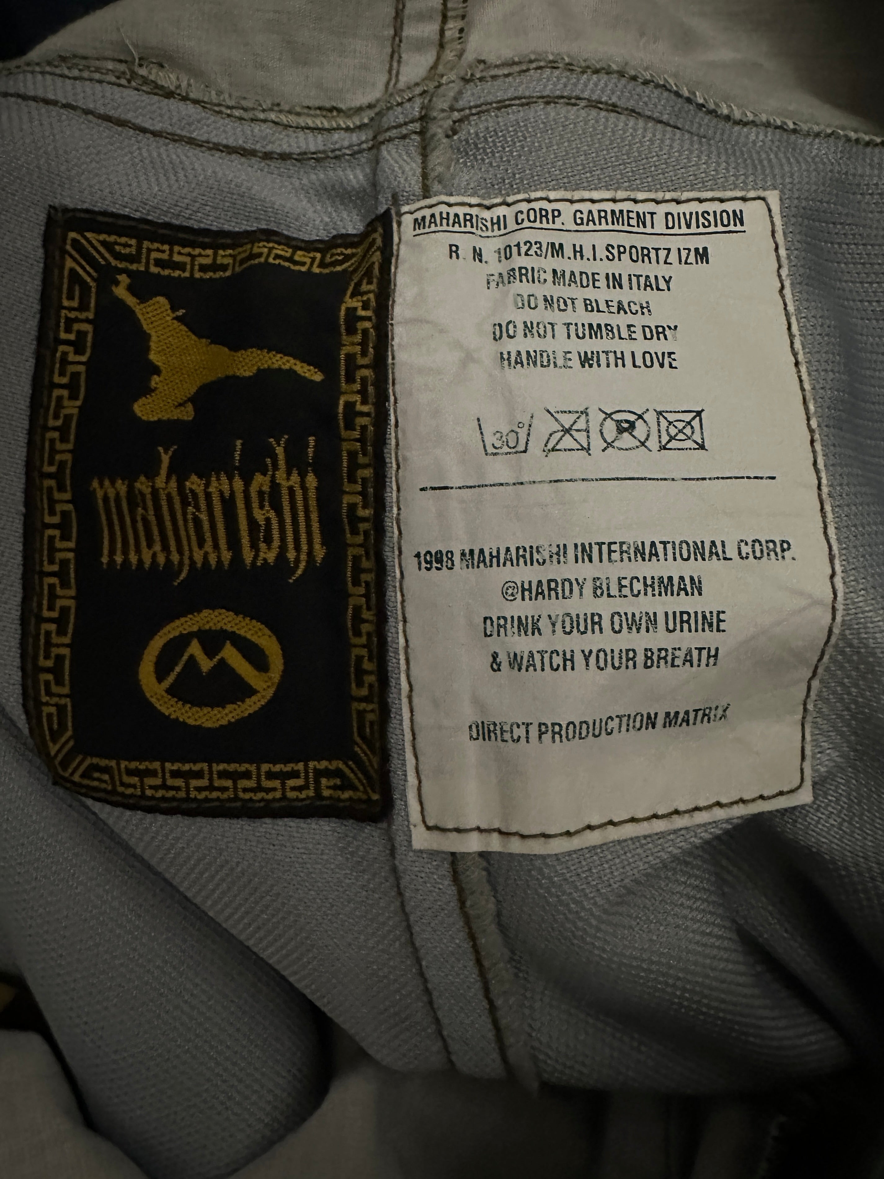 MAHARISHI - 1998 PARACHUTE CARGO TROUSERS