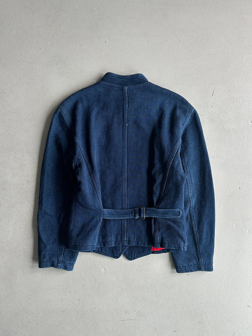 KENZO - 1980s DOUBLE BREASTED DENIM JACKET