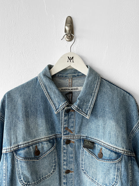MARITHÉ + FRANÇOIS GIRBAUD - 1980s STONE WASHED DENIM JACKET