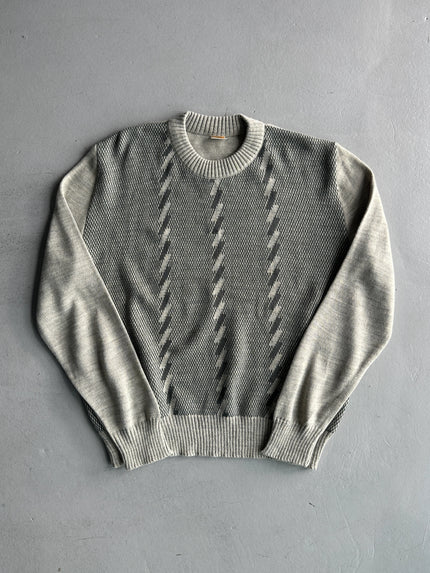 1980s TWO TONE KNIT JUMPER