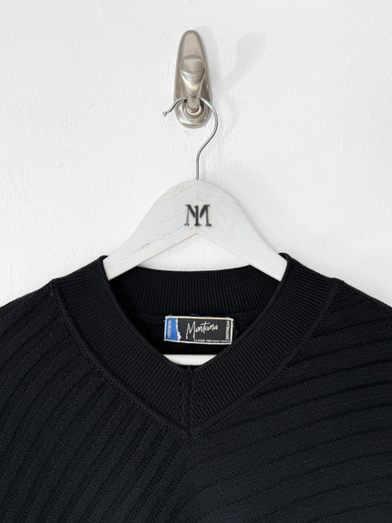 CLAUDE MONTANA - 1980s DROPPED SHOULDERS KNIT JUMPER