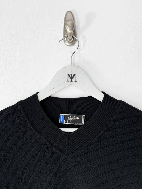 CLAUDE MONTANA - 1980s DROPPED SHOULDERS KNIT JUMPER