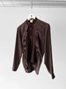 ISSEY MIYAKE - F/W 2007 ASYMMETRICAL RUFFLED FRONT LONG SLEEVE TOP
