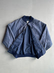 ISSEY MIYAKE HAI - 1980s ALL OVER EMBROIDERED LOGO  BOMBER JACKET