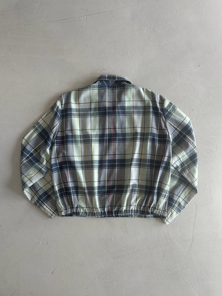 YOHJI YAMAMOTO Y's bis - 1990s CROPPED FIT CHECKED ZIP JACKET