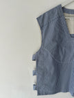 COMME DES GARÇONS - S/S 2024 CROP FIT STRIPED VEST