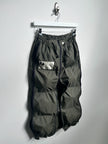 FINAL HOME - early 2000s NYLON MAXY SKIRT WITH ZIPPED SIDE POCKETS