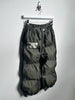 FINAL HOME - early 2000s NYLON MAXY SKIRT WITH ZIPPED SIDE POCKETS