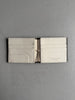KATHARINE HAMNETT - 1990s LEATHER WALLET WITH STITCHING DETAILS