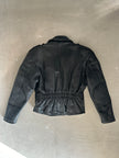 1974 LEATHER BIKER JACKET