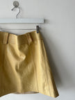 DOLCE & GABBANA - S/S 2004 EMBOSSED LEATHER MINI SKIRT