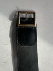 MICHIKO KOSHINO - 1990s LEATHER WAIST BELT