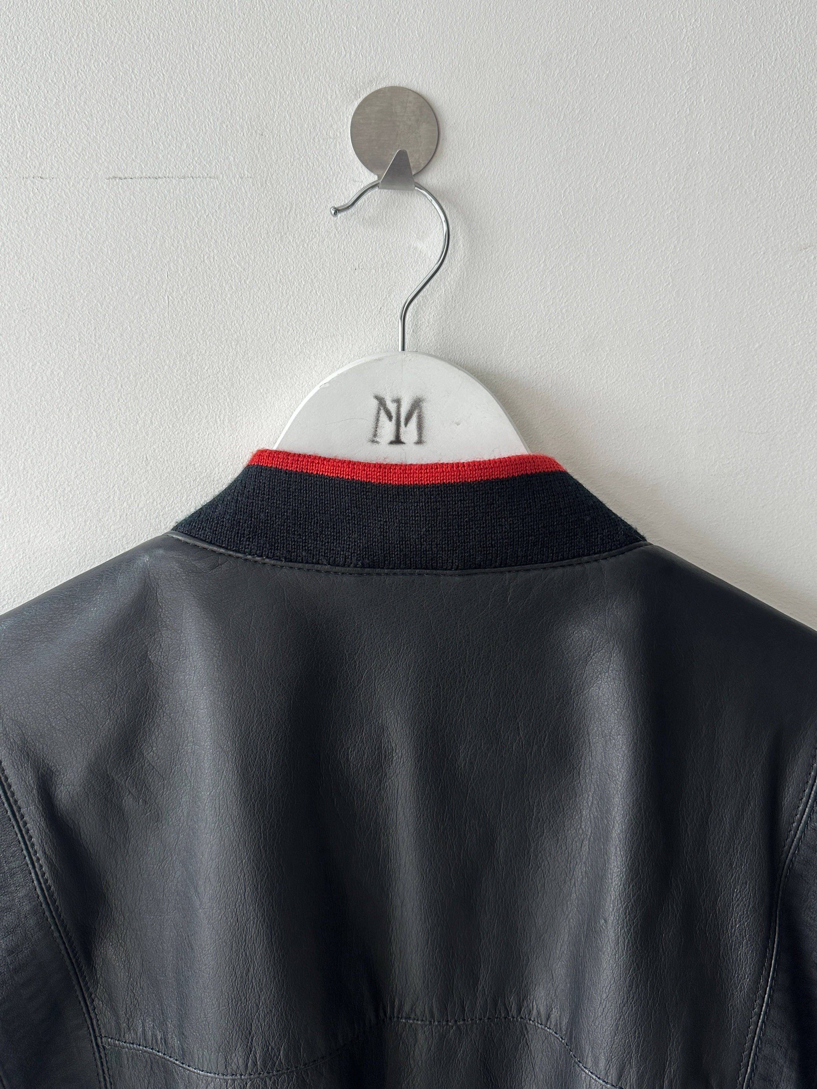 1990s 2 IN 1 BOXY FIT LEATHER JACKET GILET