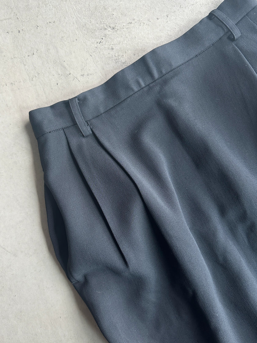 YOHJI YAMAMOTO Y's -  A/W 1994 FRONT PLEATS MIDI LENGTH SKIRT