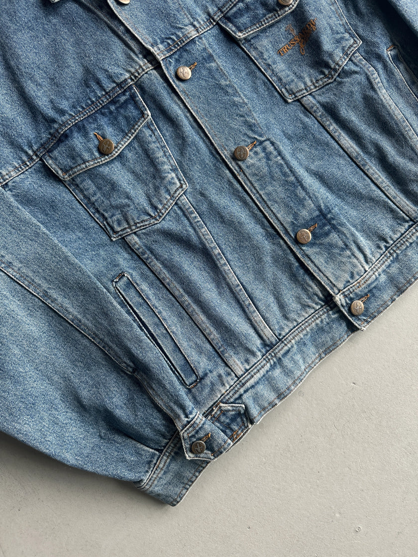 TRUSSARDI - 1990s MULTI POCKET DENIM JACKET