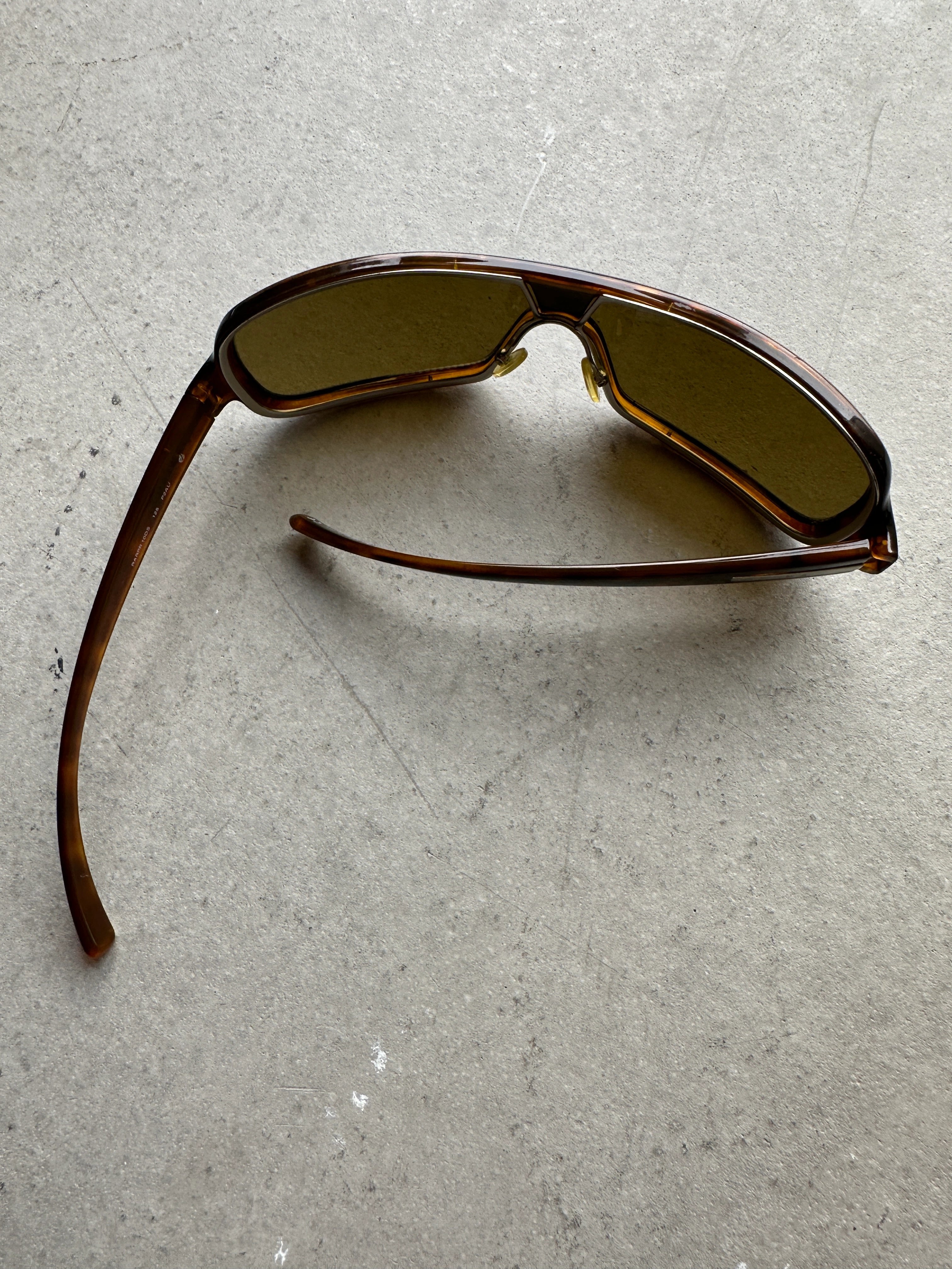 PRADA - 1980s WRAP SUNGLASSES