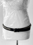 ITALIAN LABEL 2000s LEATHER BELT WITH PYRAMID STUDS