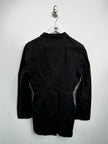 COMME DES GARÇONS - S/S 2010 DECONSTRUCTED PATCHWORK LONG BLAZER